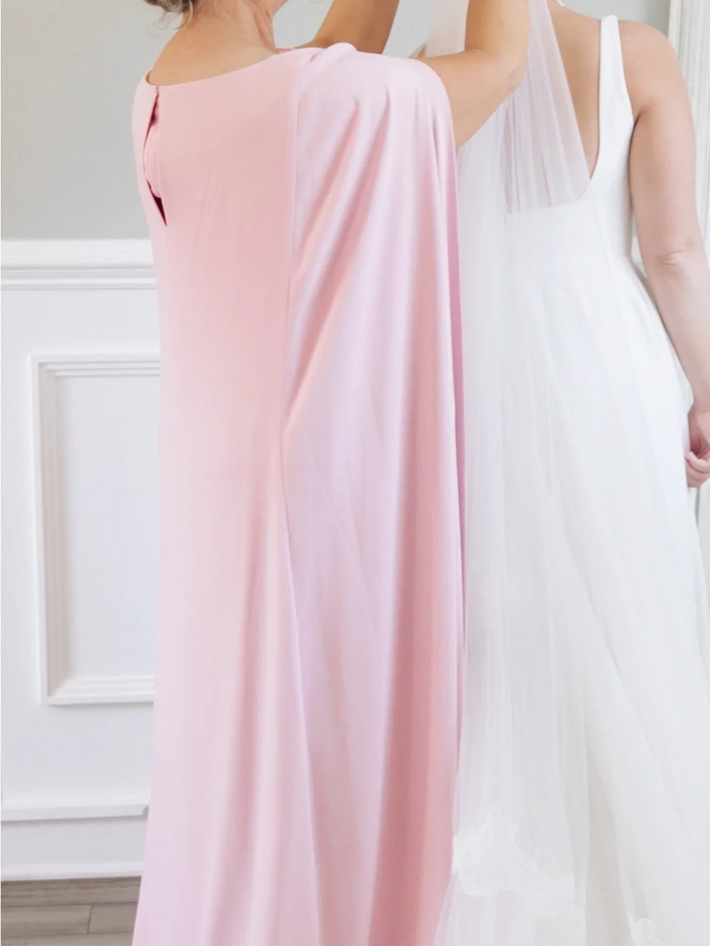 Sachin + Babi Vittoria Gown in Morganite & Ruby - Picture 2 of 4